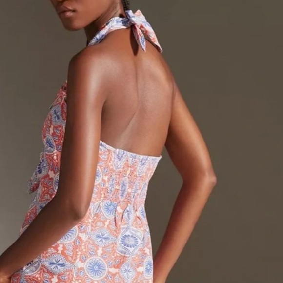 Anthropologie Maeve Halter Mini Dress Medium - Picture 3 of 5